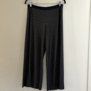 SIYU pants size 6 - FR 40  navy blue- very confortable - viscose and elasthan